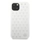 Mercedes iPhone 13 mini Case Silver Stars Pattern, White