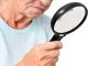 LED Magnifying Glass 10x 30x for Reading and Work, black and white
