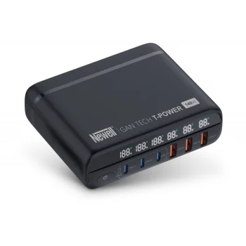 Newell GaN Tech T-power 140W Mains Charger with Adapters, Black