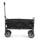 Folding garden and beach transport cart MultiGarden 47x105 cm black