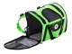 Pet Carrier Backpack for Cats and Small Dogs, breathable mesh, green