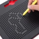 Magnetic drawing board for kids with 714 balls, black