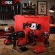 OPEX TOOLS OPX28007 4-in-1 Cordless Power Tool Kit (21V, 2x 3.0Ah)