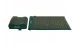 4Fizjo ERGO Acupressure Mat with Pillow, Green