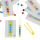 Montessori Educational Game Colorful Balls, 66 pcs