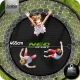 Neo-Sport Garden Trampoline 465 cm (15 ft) with Inner Net and Ladder