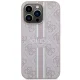 Guess iPhone 13 / 13 Pro Case 4G Printed Stripes MagSafe, Pink