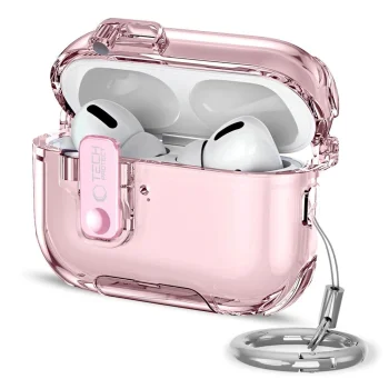 Dėklas Tech-Protect Bounce Pro, skirtas Apple AirPods Pro 3, rožinis