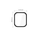 Tech-Protect Glass Flex+ 2-Pack Hybrid Glass for Huawei Watch Fit 5 Pro - Black