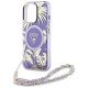 Guess Palm Trees Triangle Pearl Strap MagSafe Maciņš ar MagSafe iPhone 16 Pro Max, violets | Phone Case Cover