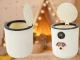 Mini Trash Can for Kids Room Dog, 2L, Click Lid