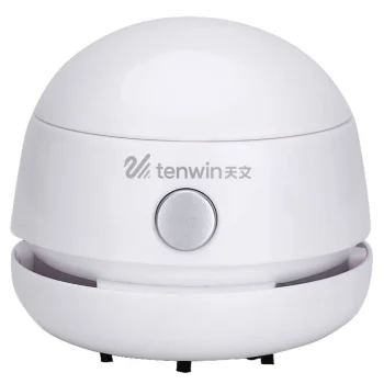 Rechargeable Desktop Mini Vacuum Cleaner Tenwin 8052-2 Micro USB, White