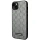 Karl Lagerfeld Saffiano Mono Metal Logo Case for iPhone 14 Plus, Gray