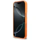 Guess IML 4G Script Metal Phone Case Cover iPhone 17 Pro - Orange