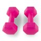 4Fizjo Dumbbells Weight for Fitness Aerobics Sports Training 2x1kg, Pink
