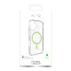 Puro iPhone 17 Case Lite Mag with MagSafe Support, Transparent with Green Ring