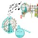 Magical Magnet Blocks Bricks Educational Building Toy + Ball Track with Sound Music, 118 elements