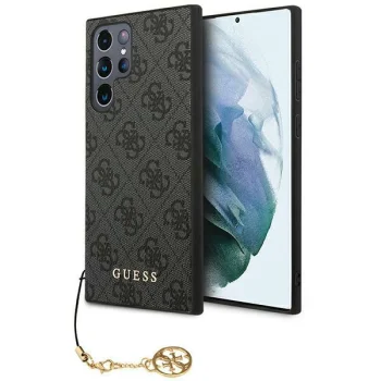 Guess 4G Charms Case for Samsung Galaxy S24 Ultra, Black