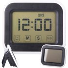 Electronic clock digital alarm LCD display standing