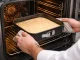 Square Cake Baking Pan Set, 3 Pcs (24/26/28 cm), Grey