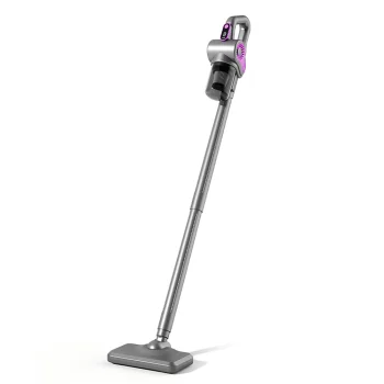 4-in-1 Vertical Handheld Vacuum Cleaner with Dust Mite Brush, Gray