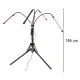 LED Grow Light for Plants on Tripod, 4 Flexible Arms, 80 LED