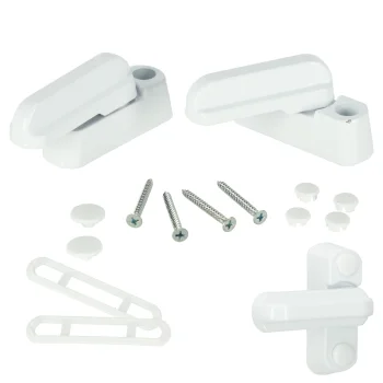 Window and Door Handle Lock Safety Device, 2-Pack