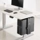 Maclean MC-885 B Under-Desk Computer Mount, Black