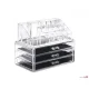 Acrylic Cosmetics and Jewelry Organizer with Drawers