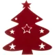 Ruhhy Christmas Cutlery Holders Christmas Tree, 12 pcs, Red