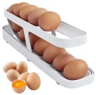 Egg Tray Organizer Box, White