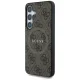 Guess Leather 4G MagSafe Case for Samsung Galaxy S25, Brown