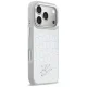 Karl Lagerfeld Croco KL Script Logo MagSafe Phone Case Cover iPhone 17 Pro - Silver