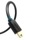 Ugreen USB to mini USB Cable, 480 Mbps, 3 m, Black