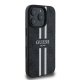 Guess iPhone 16 Pro Max Case 4G Printed Stripes MagSafe, Black
