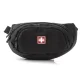 SWISSBAGS LUZERN Outdoor Travel Running Bumbag Crossbody Bag for Phone Keys etc., 3L, Black