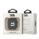 Karl Lagerfeld AirPods 1 / 2 Case Silicone Choupette Head 3D, Black