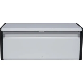 Brabantia Fall Front Bread Bin, White