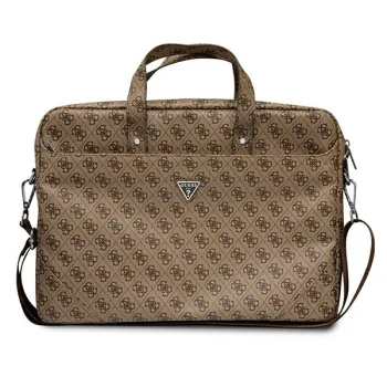 Guess Laptop Bag 15 / 16" Saffiano Hot Stamp, Brown