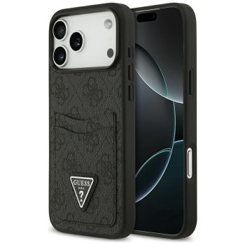 Guess 4G nauble Card Triangle Phone Case Cover iPhone 17 Pro Max - black