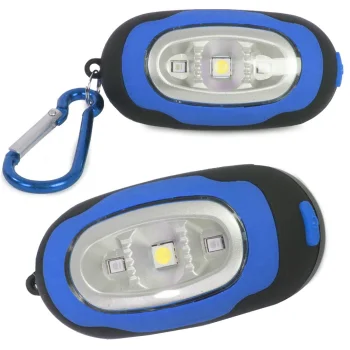LED Keychain Flashlight with 3 Light Modes and Magnet for Backpacks and Emergencies