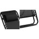Sofotel Chillwell Folding Garden Lounger with Cushion, Black