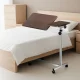 Adjustable Overbed Table on Wheels 4FIZJO PRO, Walnut