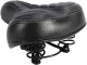 Gel Bicycle Saddle, Bike Seat with Built-in Springs, Black