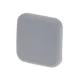 Self-Adhesive Silicone Door Bumper, Grey Square, 4x4 cm