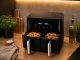 Air Fryer 15L 2400W Dual Basket, 6 Modes, Black