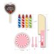 Wooden Birthday Cake Play Food Set for Kids