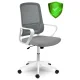 Sofotel Wizo Ergonomic Mesh Office Chair, grey-white