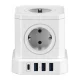 Power Strip Newell GaN Power Cube 9in1 4000W, White