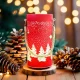 Forever Light FCL-10 Christmas LED Lantern, Red/Gold